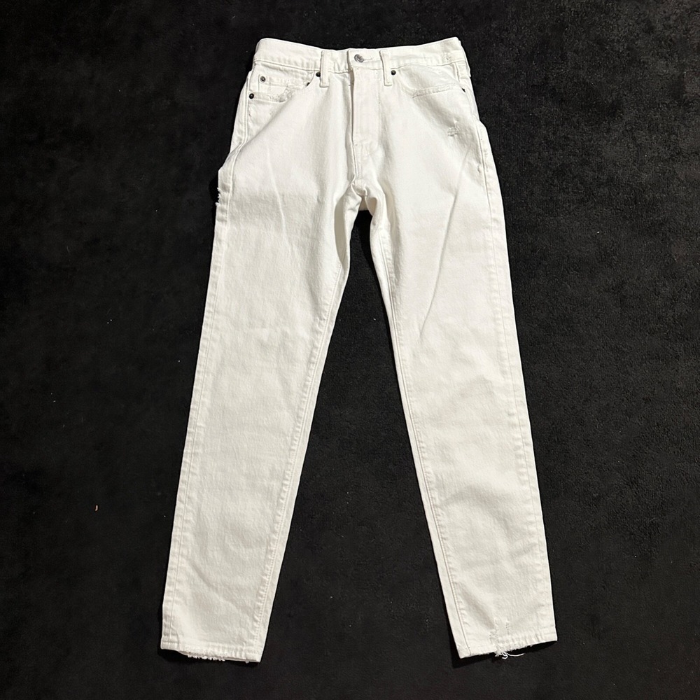 Abercrombie & Fitch Jeans Women 28 90s Slim White Distressed Vintage Stretch